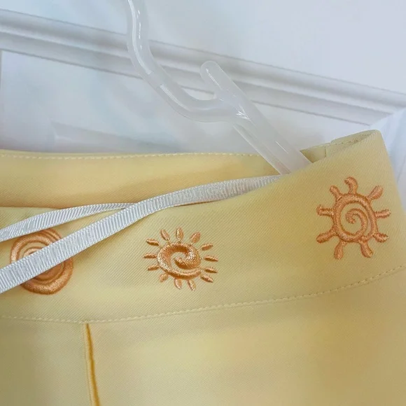 Yellow Lightweight Tailored Trousers - Picture 8 of 9